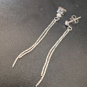 Elegant Silver Dangle Earrings